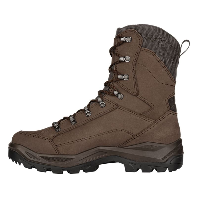 LOWA Boots Men's Renegade II N GTX Hi TF-Dark Brown