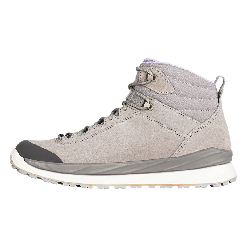 LOWA Boots Women's Malta GTX Mid Ws-Light Grey