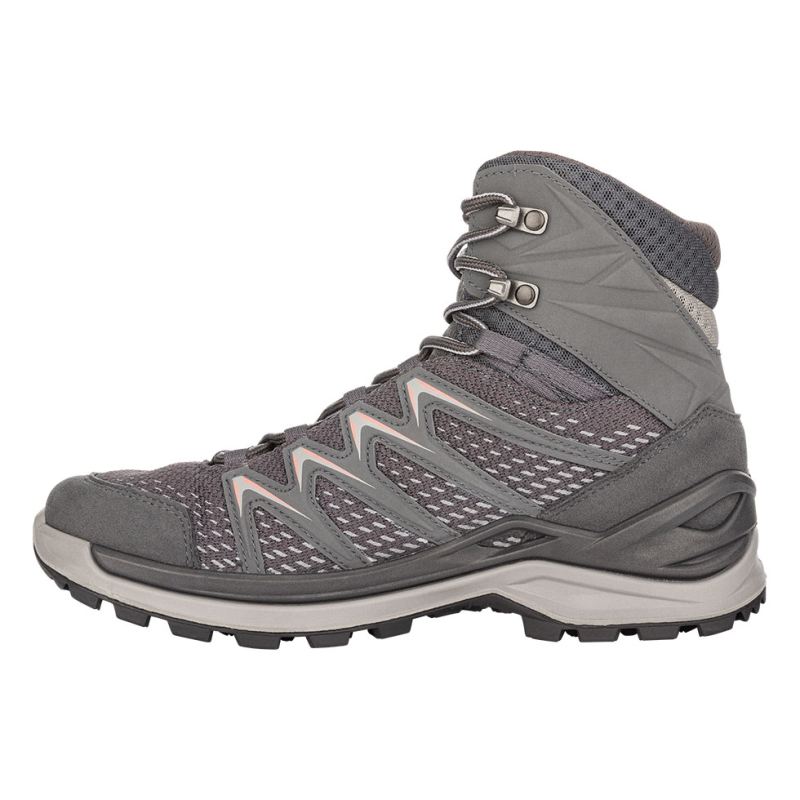 LOWA Boots Women's Innox Pro GTX Mid Ws-Anthracite/Rose