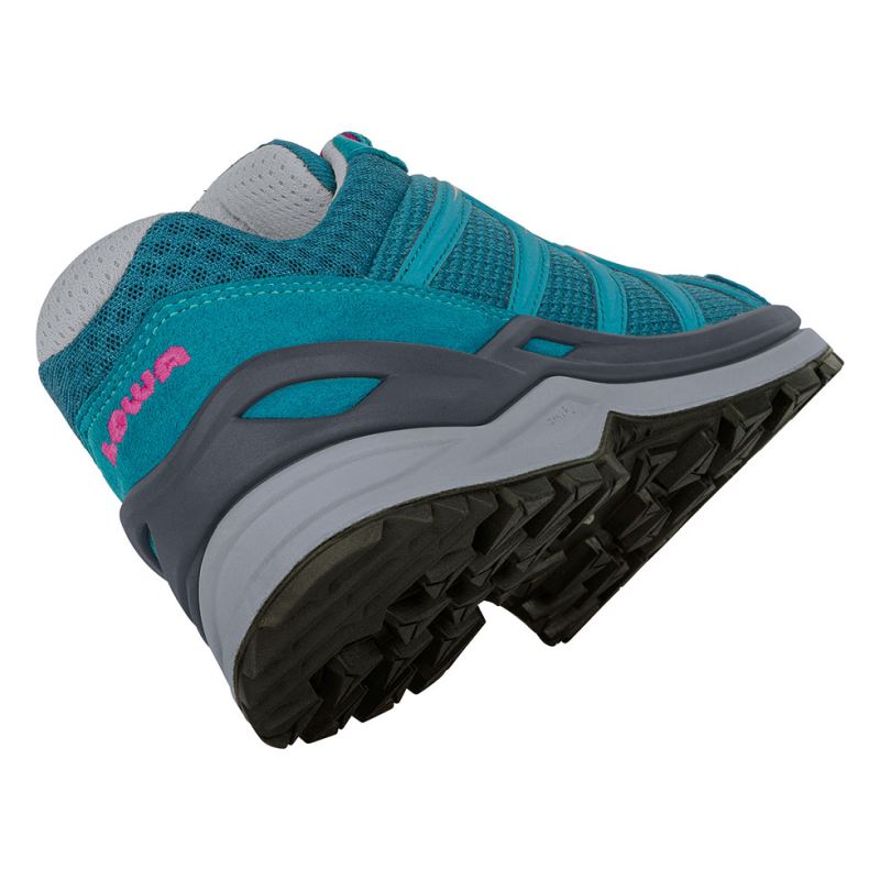 LOWA Boots Women's Innox Pro GTX Lo Ws-Turquoise/Pink